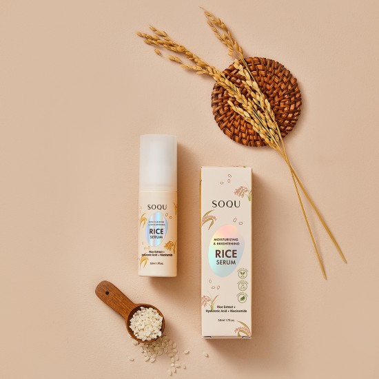 SOQU DREAMY BRIGHTENING UP DUO SET (RICE CREAM+SERUM) SOQU DREAMY BRIGHTENING UP DUO SET (RICE CREAM+SERUM)